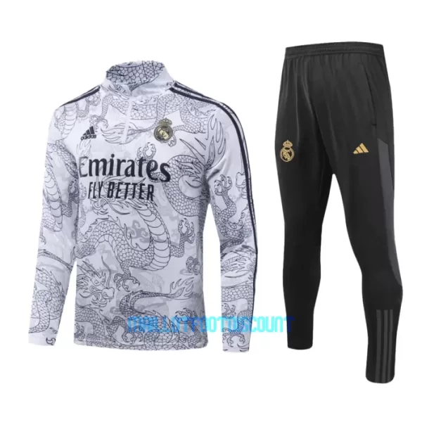 Real Madrid Kit de Sweat-shirt d’entraînement 23/24 Dragon Gris