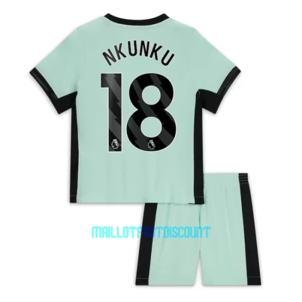 Kit De Football Chelsea Christopher Nkunku 18 Enfant Third 23/24