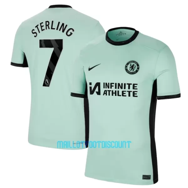 Maillot De Foot Chelsea Raheem Sterling 7 Third 23/24