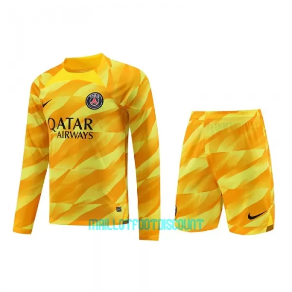 Kit De Football Gardien Paris Saint-Germain Enfant Extérieur 23/24 Manches Longues