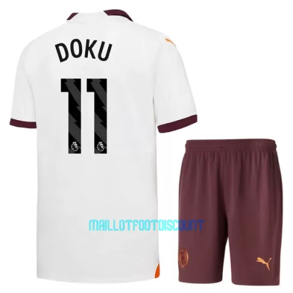 Kit De Football Manchester City Jérémy Doku 11 Enfant Extérieur 23/24