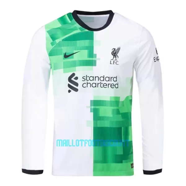 Maillot De Foot Liverpool Extérieur 23/24 Manches Longues