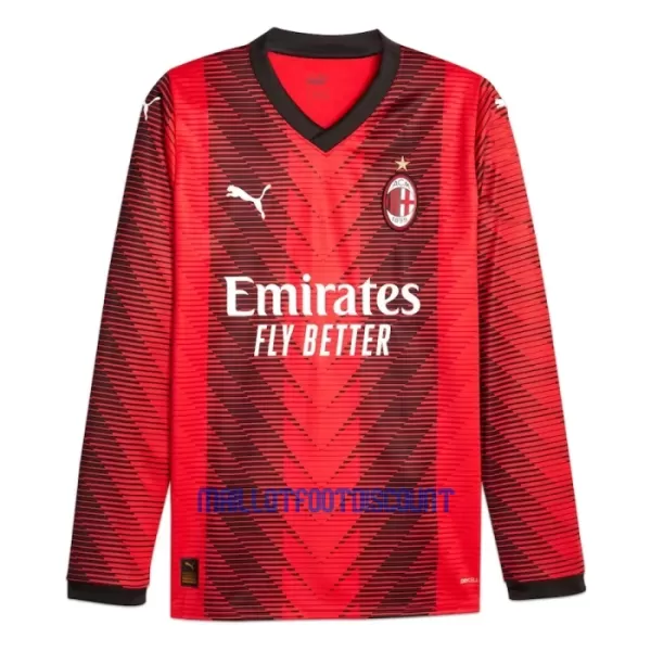 Maillot De Foot Milan AC Domicile 23/24 Manches Longues