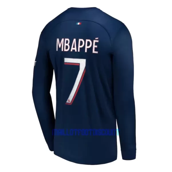 Maillot De Foot Paris Saint-Germain Kylian Mbappé 7 Domicile 23/24 Manches Longues