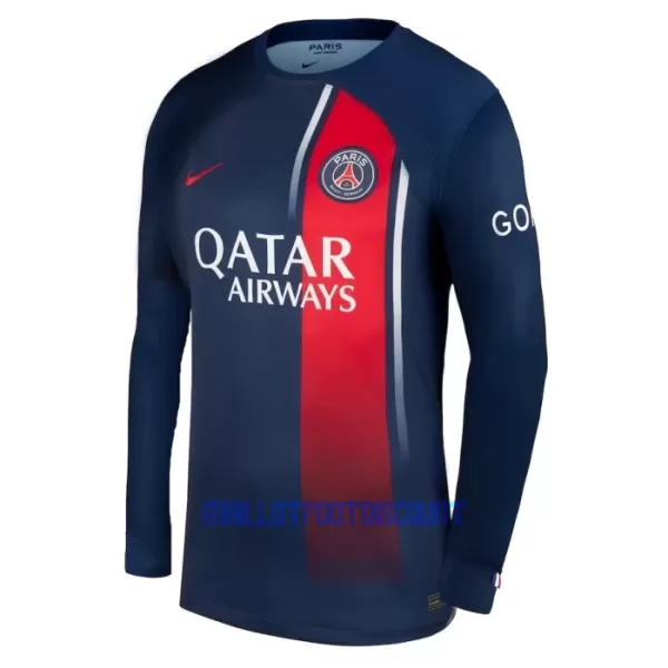 Maillot De Foot Paris Saint-Germain Kylian Mbappé 7 Domicile 23/24 Manches Longues