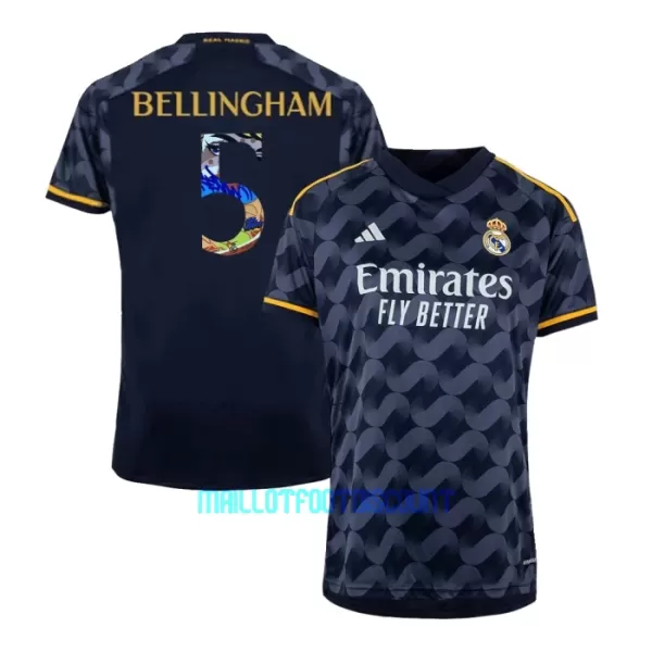 Maillot De Foot Real Madrid Jude Bellingham 5 Extérieur 23/24