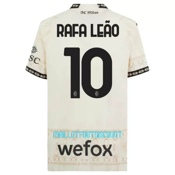 Kit De Football Milan AC Rafael Leão 10 Enfant Fourth 23/24 Blanc