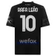 Kit De Football Milan AC Rafael Leão 10 Enfant Fourth 23/24 Noir