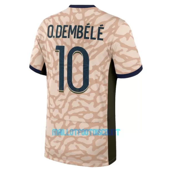 Kit De Football Paris Saint-Germain Ousmane Dembélé 10 Enfant Fourth Jordan 23/24