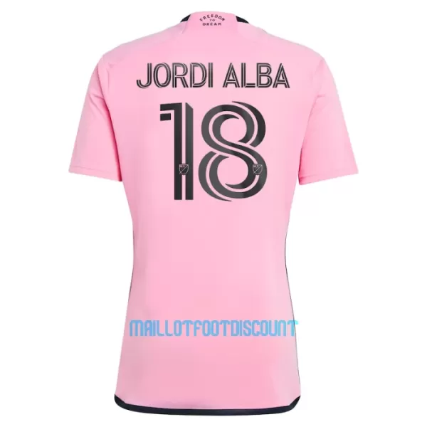 Maillot De Foot Inter Miami CF Jordi Alba Ramos 18 Domicile 24/25