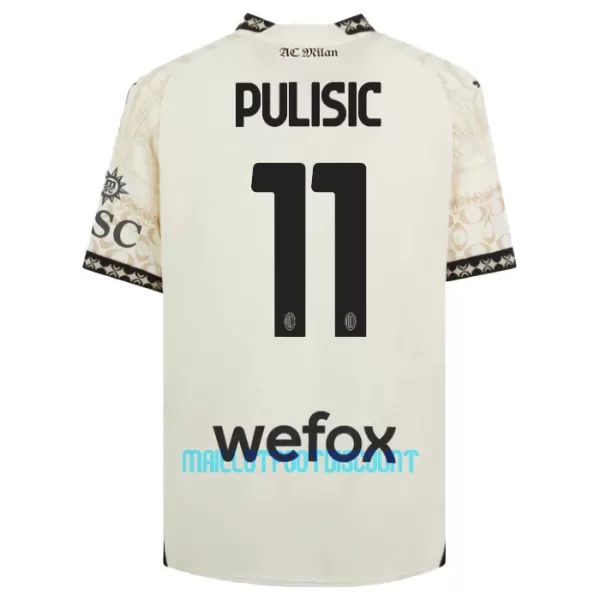 Maillot De Foot Milan AC Christian Pulišić 11 Fourth 23/24 Blanc