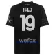 Maillot De Foot Milan AC Theo Hernández 19 Fourth 23/24 Noir