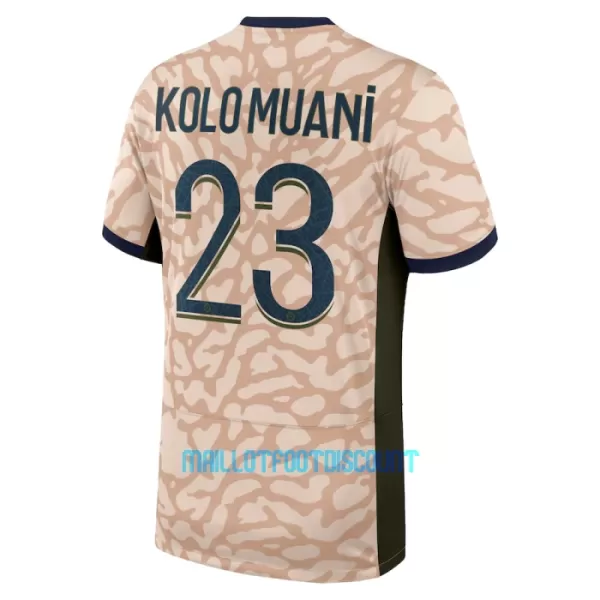 Maillot De Foot Paris Saint-Germain Kolo Muani 23 Fourth Jordan 23/24