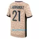 Maillot De Foot Paris Saint-Germain Lucas Hernandez 21 Fourth Jordan 23/24