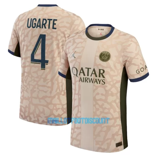 Maillot De Foot Paris Saint-Germain Manuel Ugarte 4 Fourth Jordan 23/24