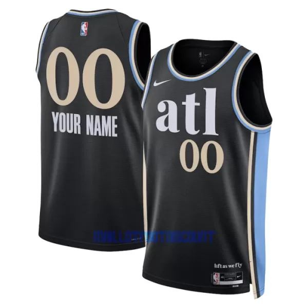 Maillot de Basket Atlanta Hawks City Edition Swingman 23/24 Noir