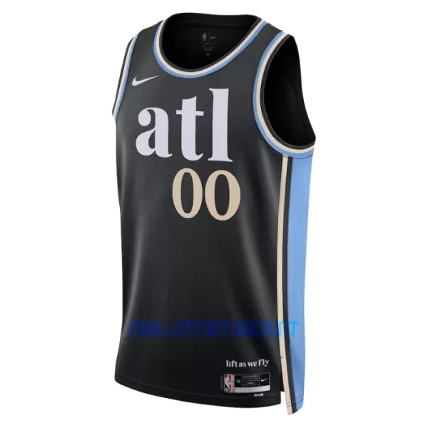 Maillot de Basket Atlanta Hawks City Edition Swingman 23/24 Noir