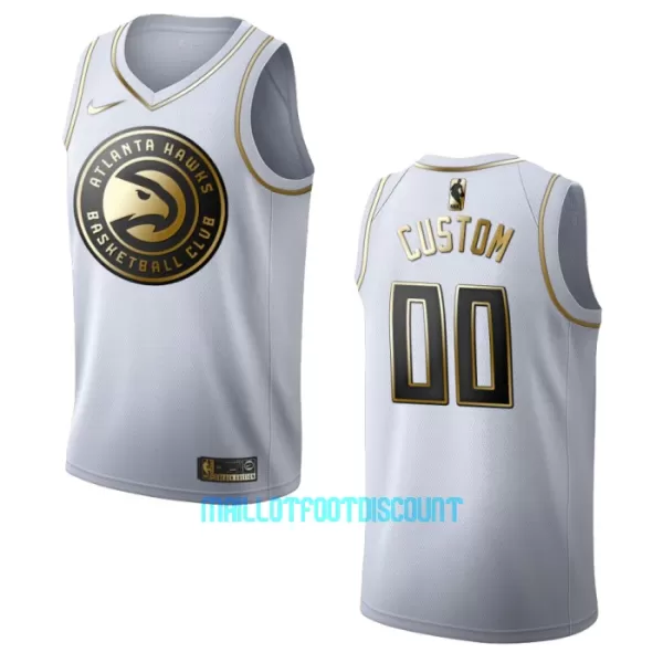 Maillot de Basket Atlanta Hawks Golden Edition Swingman Blanc