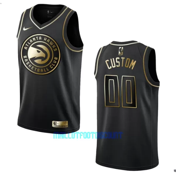 Maillot de Basket Atlanta Hawks Golden Edition Swingman Noir