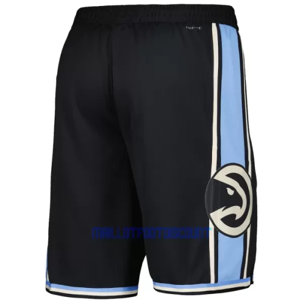 Pantalons Atlanta Hawks City Edition Swingman Noir