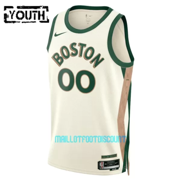 Maillot de Basket Boston Celtics City Edition Swingman 23/24 Enfant Blanc