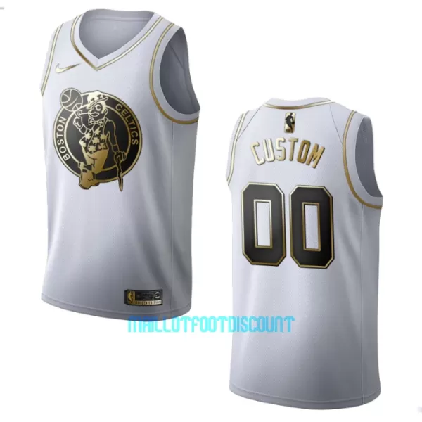 Maillot de Basket Boston Celtics Golden Edition Swingman Blanc