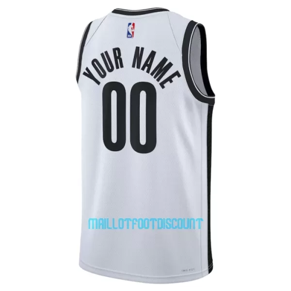 Maillot de Basket Brooklyn Nets Association Edition Swingman 23/24 Blanc