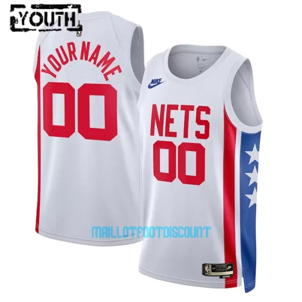 Maillot de Basket Brooklyn Nets Classic Edition Swingman Enfant Blanc