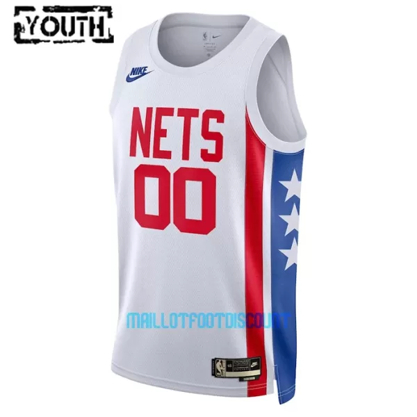 Maillot de Basket Brooklyn Nets Classic Edition Swingman Enfant Blanc