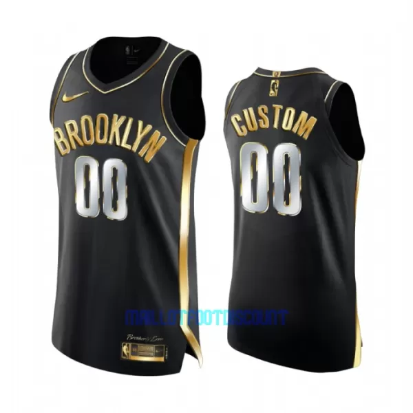 Maillot de Basket Brooklyn Nets Golden Edition Swingman Noir