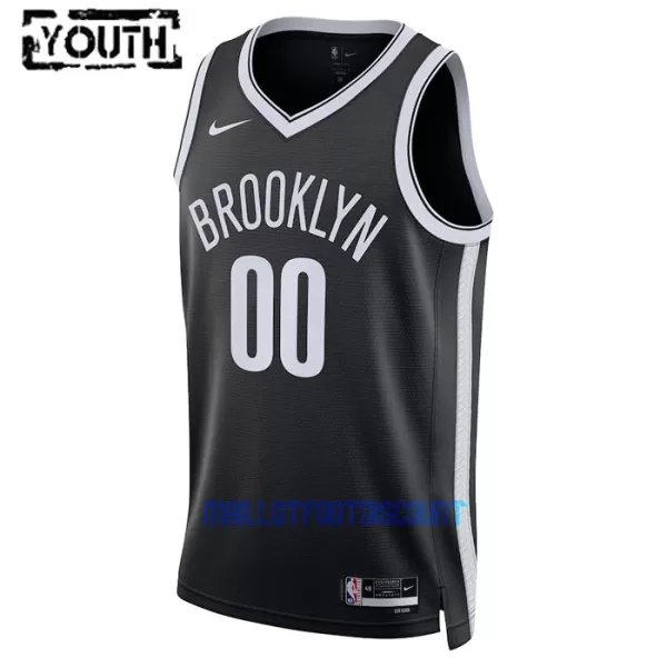 Maillot de Basket Brooklyn Nets Icon Edition Swingman 23/24 Enfant Noir