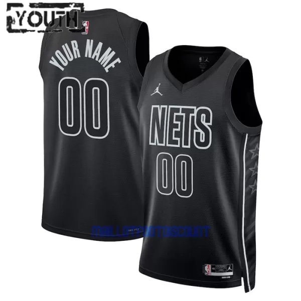 Maillot de Basket Brooklyn Nets Statement Edition Swingman 23/24 Enfant Noir