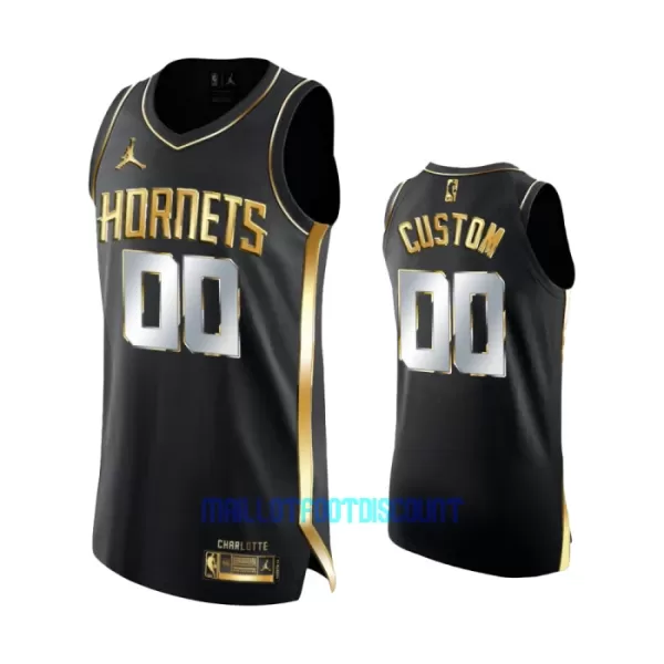 Maillot de Basket Charlotte Hornets Golden Edition Swingman Noir