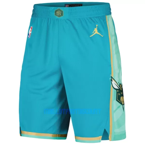 Pantalons Charlotte Hornets City Edition Swingman Teal