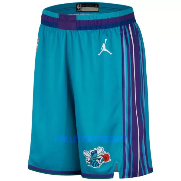 Pantalons Charlotte Hornets Classic Edition Swingman Teal