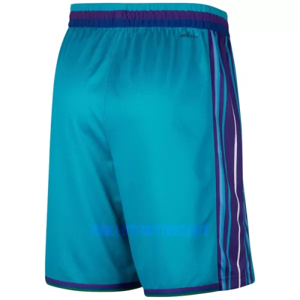 Pantalons Charlotte Hornets Classic Edition Swingman Teal