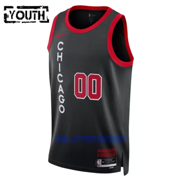 Maillot de Basket Chicago Bulls City Edition Swingman 23/24 Enfant Noir