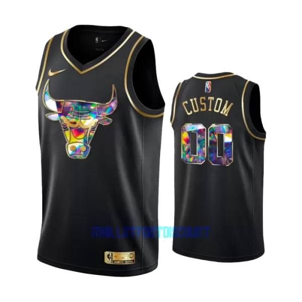 Maillot de Basket Chicago Bulls Diamond Edition Swingman Noir