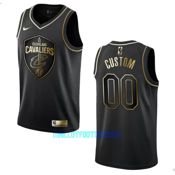 Maillot de Basket Cleveland Cavaliers Golden Edition Swingman Noir