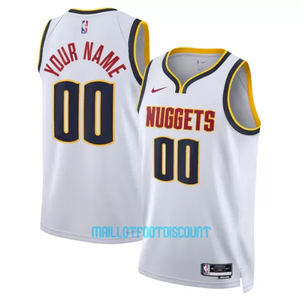 Maillot de Basket Denver Nuggets Association Edition Swingman 23/24 Blanc