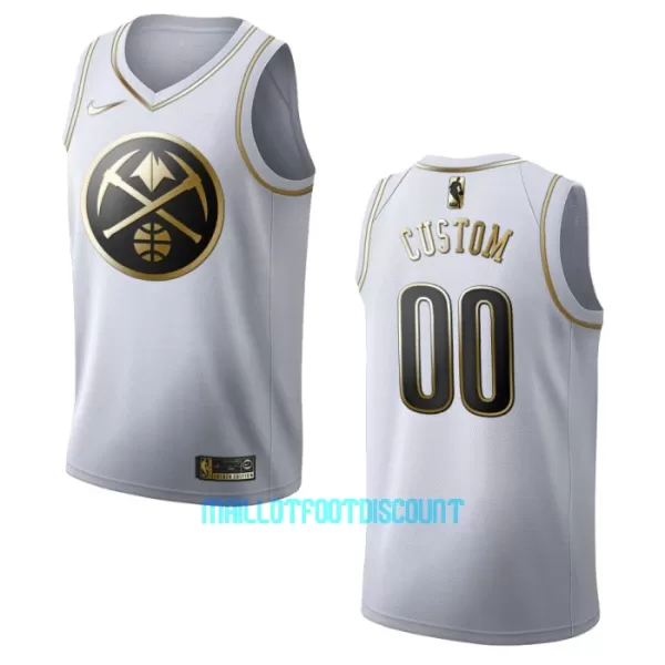 Maillot de Basket Denver Nuggets Golden Edition Swingman Blanc