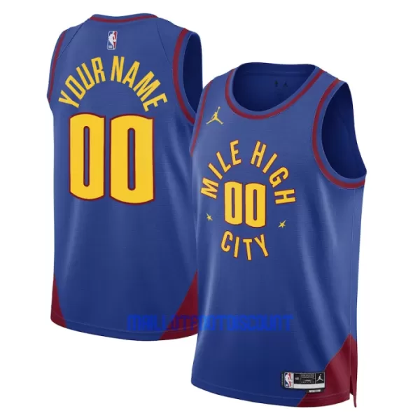 Maillot de Basket Denver Nuggets Statement Edition Swingman 23/24 Bleu