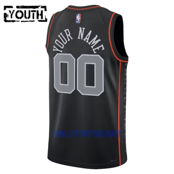 Maillot de Basket Detroit Pistons City Edition Swingman 23/24 Enfant Noir