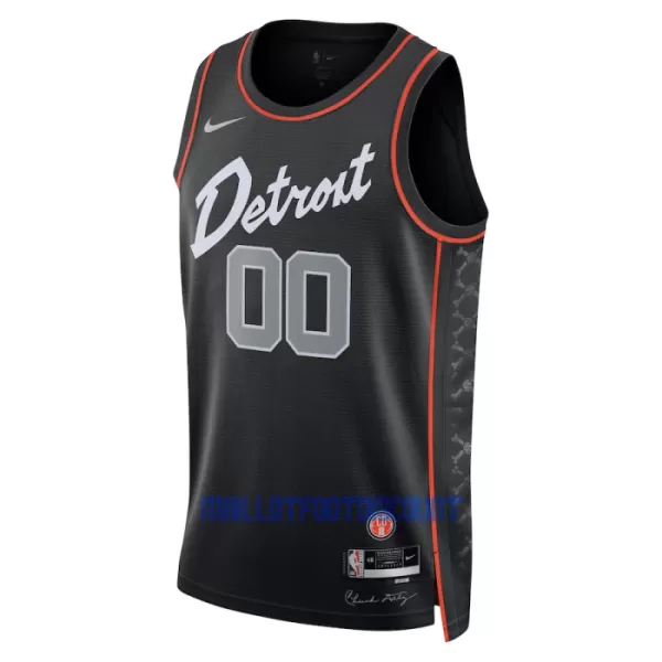 Maillot de Basket Detroit Pistons City Edition Swingman 23/24 Noir