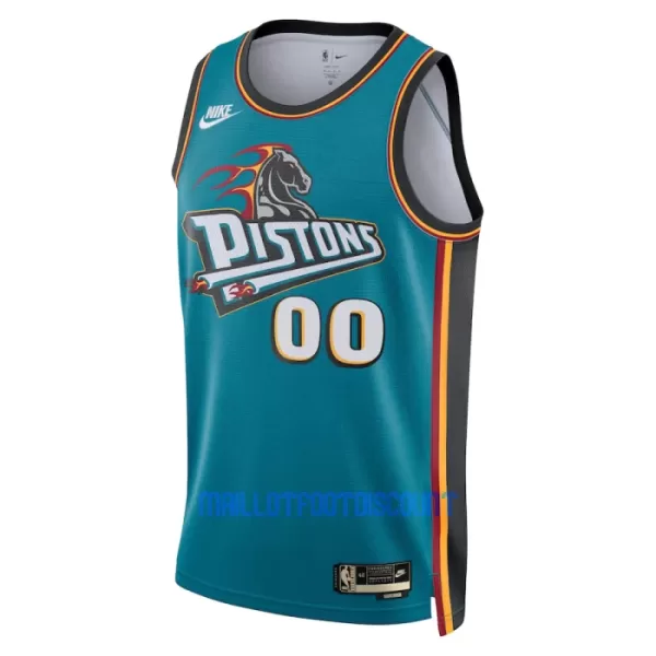 Maillot de Basket Detroit Pistons Classic Edition Swingman Teal