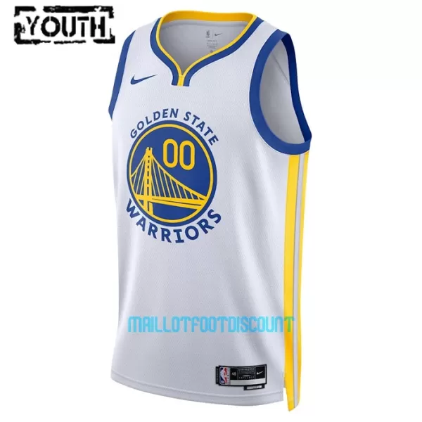 Maillot de Basket Golden State Warriors Association Edition Swingman 23/24 Enfant Blanc