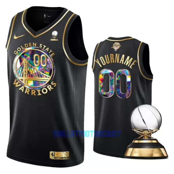 Maillot de Basket Golden State Warriors Diamond Edition Swingman Noir