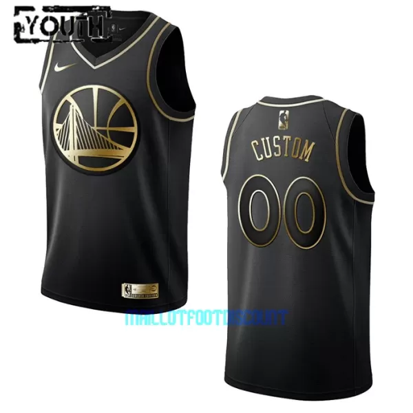 Maillot de Basket Golden State Warriors Golden Edition Swingman 23/24 Enfant Noir