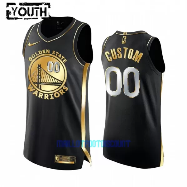 Maillot de Basket Golden State Warriors Golden Edition Swingman Enfant Noir