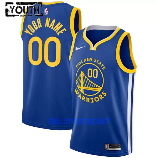 Maillot de Basket Golden State Warriors Icon Edition Swingman 23/24 Enfant Bleu